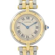 Pre-owned Metal watches Cartier Vintage , Yellow , Dames