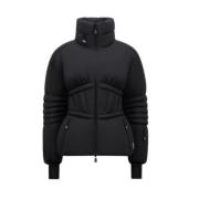 Zwarte Grenoble Jas met Capuchon Moncler , Black , Dames