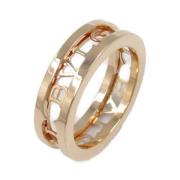 Pre-owned Metal rings Bvlgari Vintage , Yellow , Dames