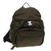 Pre-owned Nylon backpacks Prada Vintage , Green , Dames