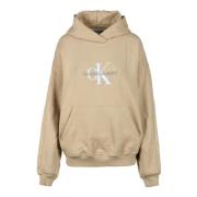 Katoenmix Sweater Calvin Klein Jeans , Beige , Dames