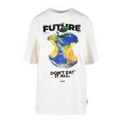 T-Shirts Msgm , White , Dames