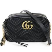 Pre-owned Leather gucci-bags Gucci Vintage , Black , Dames