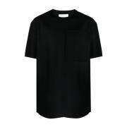 Zwart Zak T-Shirt Jil Sander , Black , Heren