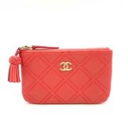 Pre-owned Leather chanel-bags Chanel Vintage , Pink , Dames