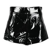 Polyester Elastaan Shorts Actualee , Black , Dames