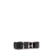 Pre-owned Leather belts Hermès Vintage , Black , Dames