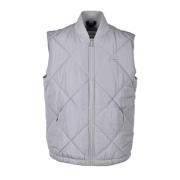 Puffer Vest Polyester 100% Lichtgewicht Calvin Klein , Gray , Heren