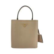 Pre-owned Leather prada-bags Prada Vintage , Beige , Dames