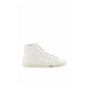 Trendy Leren Sneakers Diesel , White , Heren