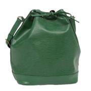 Pre-owned Leather louis-vuitton-bags Louis Vuitton Vintage , Green , D...