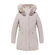 Lange Parka Lady Tech Jas RefrigiWear , Beige , Dames