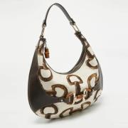 Pre-owned Canvas handbags Gucci Vintage , Brown , Dames