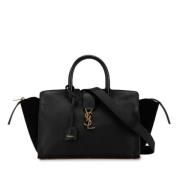 Pre-owned Leather handbags Yves Saint Laurent Vintage , Black , Dames