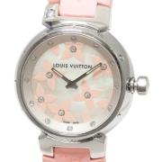 Pre-owned Metal watches Louis Vuitton Vintage , Pink , Dames