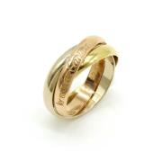 Pre-owned Metal rings Cartier Vintage , Yellow , Dames