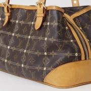 Pre-owned Fabric louis-vuitton-bags Louis Vuitton Vintage , Brown , Da...