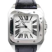 Pre-owned Metal watches Cartier Vintage , Black , Heren