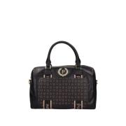 Stijlvolle Grote Array Handtas Pollini , Black , Dames