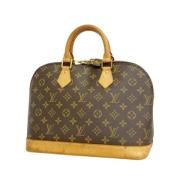 Pre-owned Canvas louis-vuitton-bags Louis Vuitton Vintage , Brown , Da...