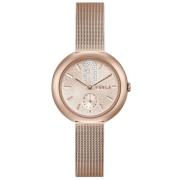 Roze Roestvrijstalen Kwarts Horloge Furla , Multicolor , Dames