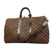 Pre-owned Fabric louis-vuitton-bags Louis Vuitton Vintage , Brown , Da...