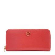 Pre-owned Leather wallets Loewe Pre-owned , Red , Dames