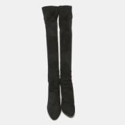 Pre-owned Suede boots Ralph Lauren Pre-owned , Black , Dames