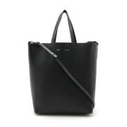 Pre-owned Leather celine-bags Celine Vintage , Black , Dames