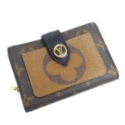 Pre-owned Canvas wallets Louis Vuitton Vintage , Brown , Dames