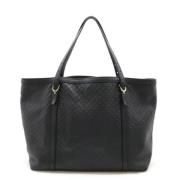 Pre-owned Leather gucci-bags Gucci Vintage , Black , Dames