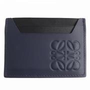 Pre-owned Leather wallets Loewe Pre-owned , Blue , Dames