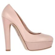 Pre-owned Leather heels Valentino Vintage , Pink , Dames