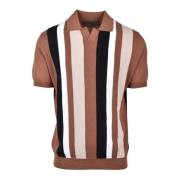 Gebreid Katoenen Poloshirt Ferrante , Multicolor , Heren