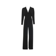 Zwarte Overall Aw24 Dameskleding Norma Kamali , Black , Dames