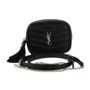 Pre-owned Leather shoulder-bags Yves Saint Laurent Vintage , Black , U...