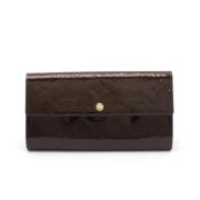 Pre-owned Leather wallets Louis Vuitton Vintage , Brown , Dames