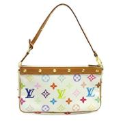 Pre-owned Canvas louis-vuitton-bags Louis Vuitton Vintage , White , Da...