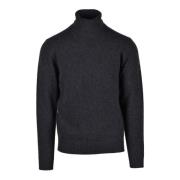 Merino Cashmere Gebreide Trui Filippo De Laurentiis , Gray , Heren