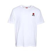 Casual Katoenen T-shirt voor Mannen Kenzo , White , Dames