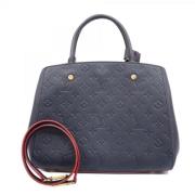 Pre-owned Fabric louis-vuitton-bags Louis Vuitton Vintage , Blue , Dam...