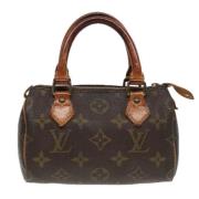 Pre-owned Canvas louis-vuitton-bags Louis Vuitton Vintage , Brown , Da...