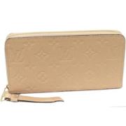 Pre-owned Canvas wallets Louis Vuitton Vintage , Beige , Dames