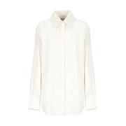 Stijlvolle Shirt voor Mannen en Vrouwen Golden Goose , White , Dames