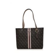 Noelle Shopper Tas met Ritssluiting Guess , Brown , Dames