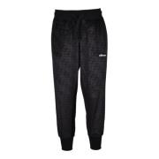 Elegante Rekbare Rayon Broek Ellesse , Black , Heren