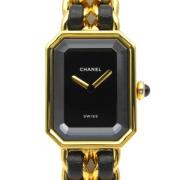 Pre-owned Metal watches Chanel Vintage , Black , Dames