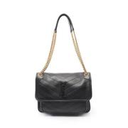 Pre-owned Leather crossbody-bags Yves Saint Laurent Vintage , Black , ...