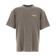 Katoenen T-shirt in Modderkleur Represent , Gray , Heren