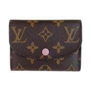 Pre-owned Canvas wallets Louis Vuitton Vintage , Brown , Dames